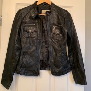 NWOT michael kors leather jacket
